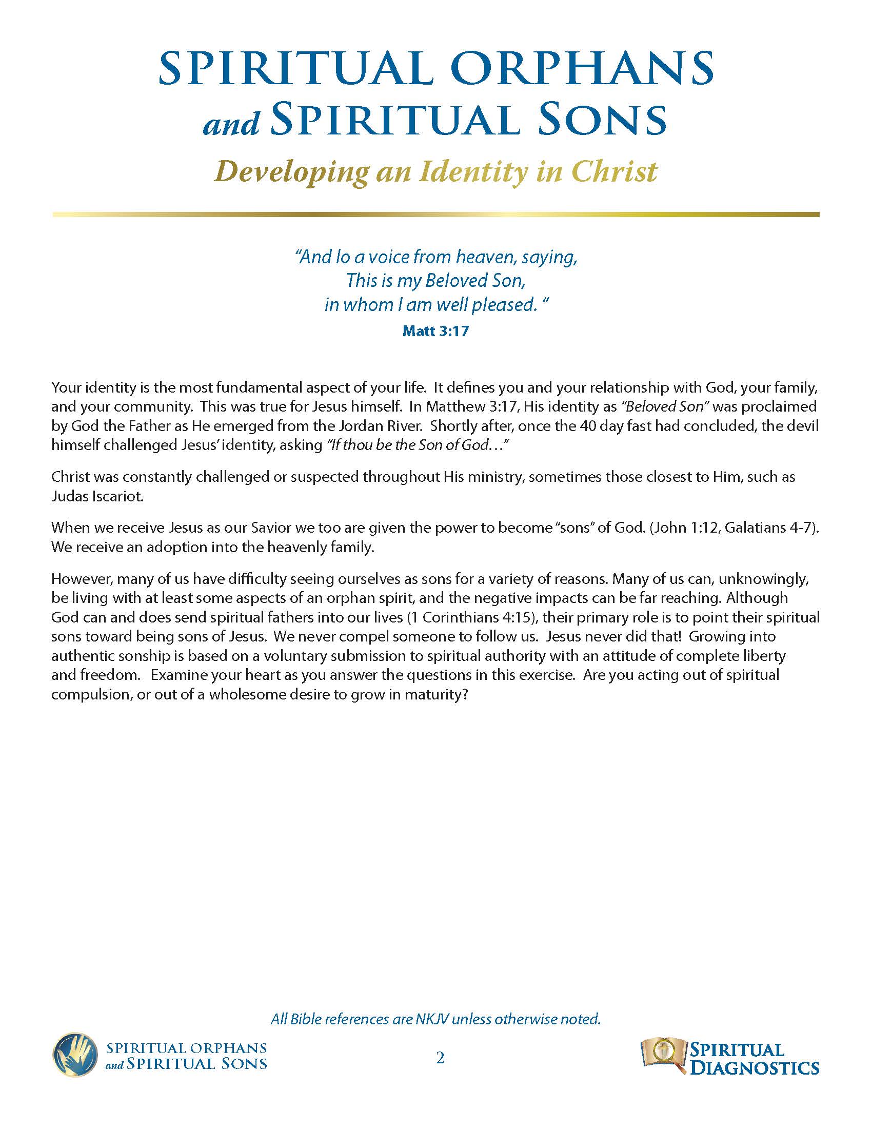 Spiritual Orphans and Spiritual Sons - Image 2