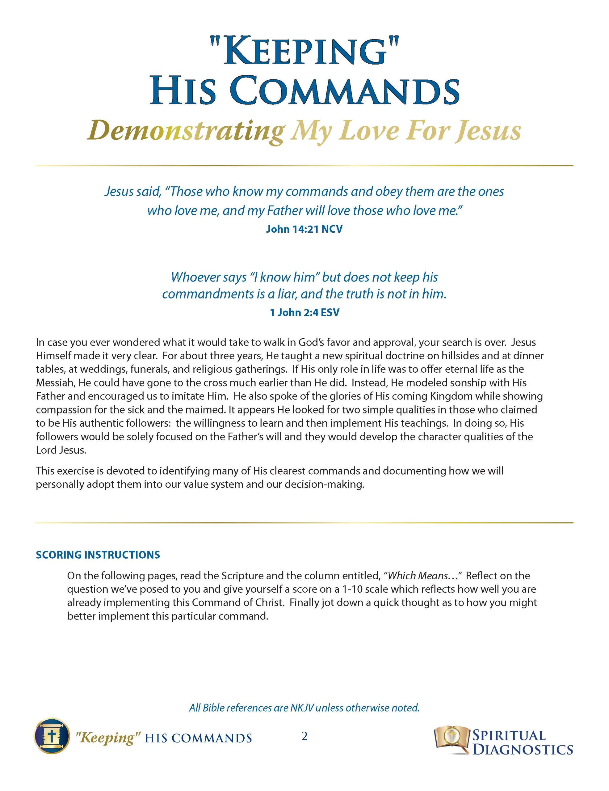 "Keeping" His Commands - Image 2