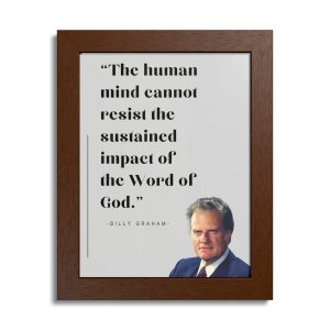 Billy Graham Quote Poster