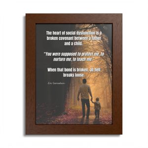 Fatherhood Covenant Framed Poster