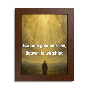 “Heaven Is Watching” Framed Poster