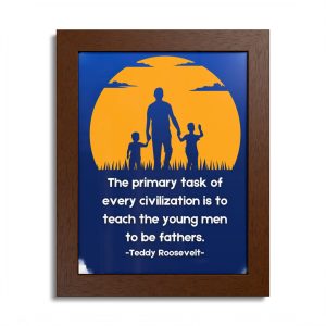 "Teddy Roosevelt Quote" - Framed Poster