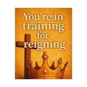 “You’re in Training for Reigning” - Poster