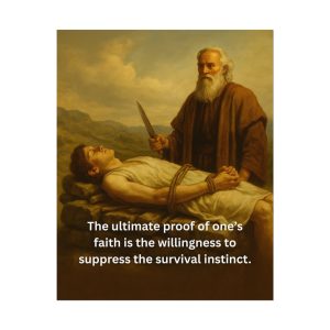 "The Ultimate Proof of Faith" - Poster