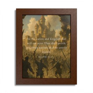 "Isaiah 60:12" - Framed Poster