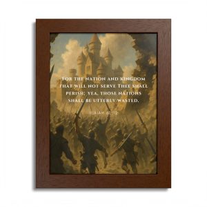 "Isaiah 60:12" - Framed Poster
