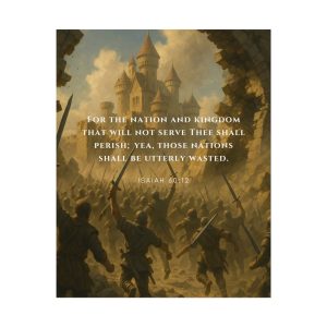 "Isaiah 60:12" - Poster